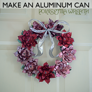 How to Make A #Christmas #Wreath from #Recycled Cans #Upcycle #DIY @savedbyloves #Sizzix