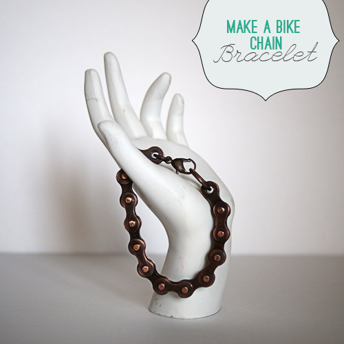 Bike Chain to Bracelet #Upcycle @savedbyloves #Recycle #jewelryDIY