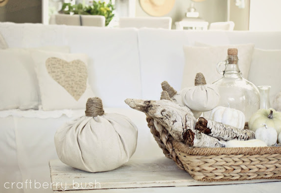 Make #DropCloth #DIY #Pumpkins #Thanksgiving Decor