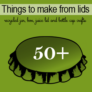 50+ #Recycled Lid #Crafts to make #DIY @savedbyloves