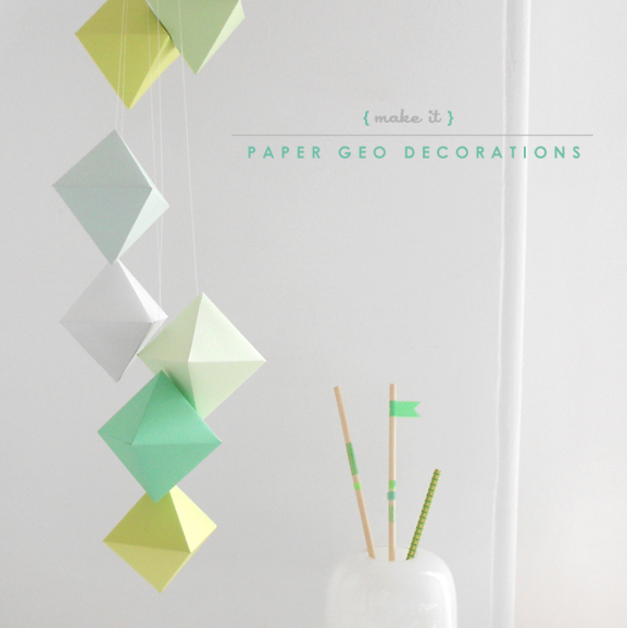 Make #DIY paper #Ornaments with The Red Thread Blog, featured @savedbyloves #Printable