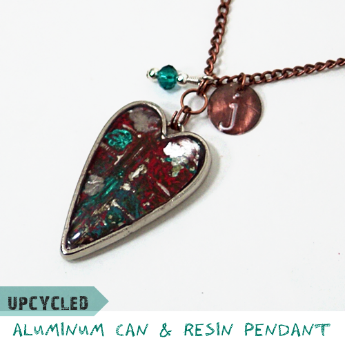 #Recycle aluminum cans into gorgeous jewelry #Resin #Upcycle @savedbyloves #DIY @Crafts