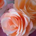 Make gorgeous crepe paper roses with Design Improvised, featured @savedbylovecreations