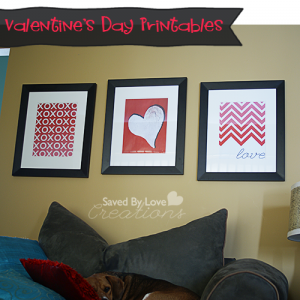 #Valentine's Day #Printable Set from @savedbyloves #Freebie