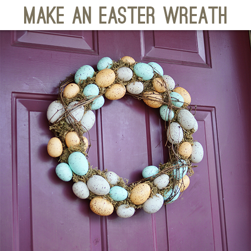 #Easter Wreath #DIY from @savedbyloves