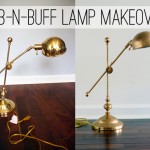 Rub-N-Buff Lamp Makeover 