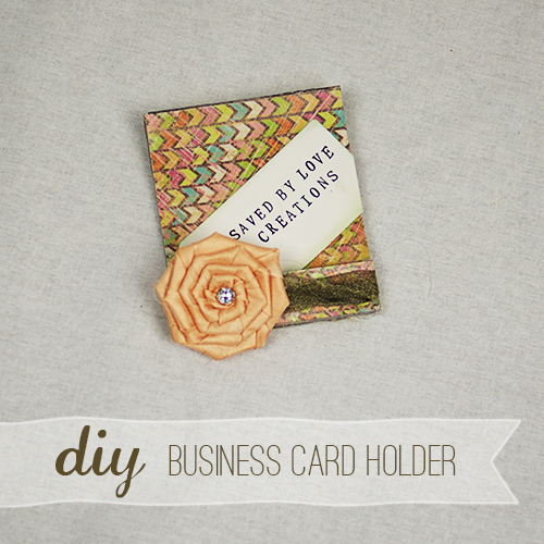 Make a Matchbook business card holder @savedbyloves