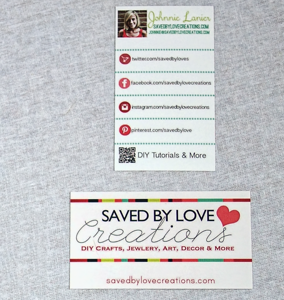 Saved By Love Creations Business Cards