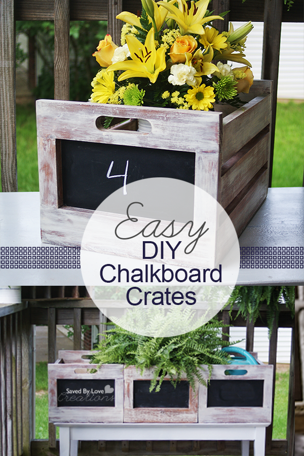 Easy Chalkboard Crates from Ana White