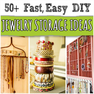 Over 50+ Creative DIY Jewelry Storage, Organization, Display @savedbyloves