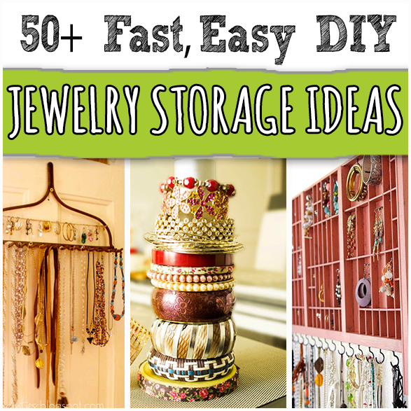 50+ DIY Jewelry Storage Projects
