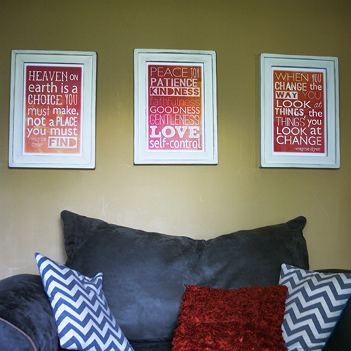 DIY Barnwood Frames from Ana White Plan + free inspirational printables by @savedbyloves