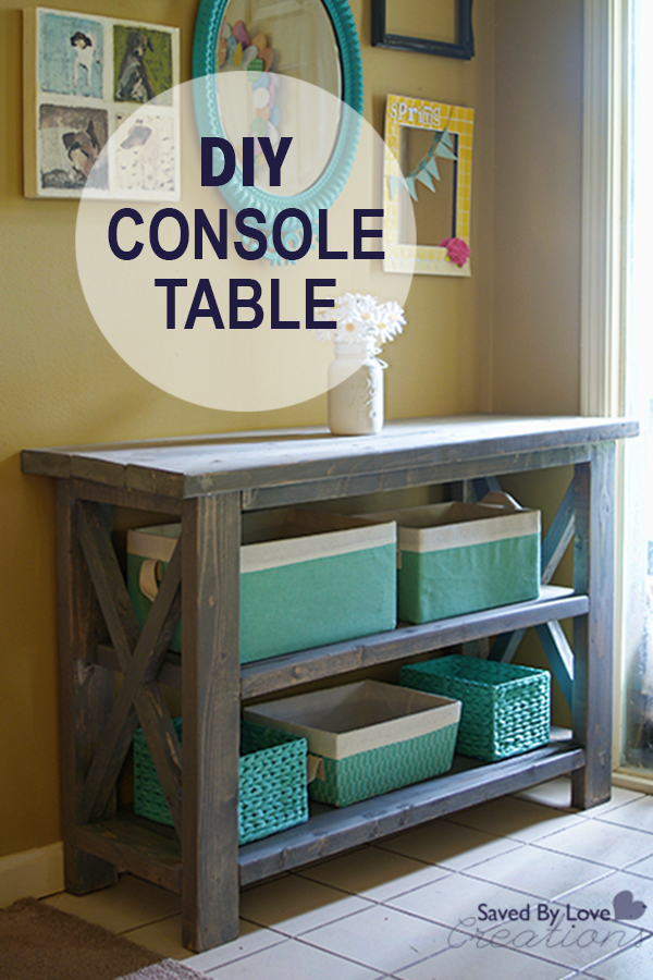 Make A Custom Console Table, How To Make Console Table