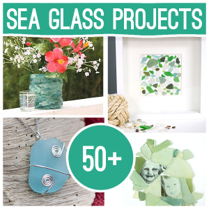 50+ Sea Glass Tutorials with Jewelry, home decor and more @savedbyloves