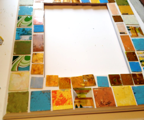 How to Mosaic a Frame