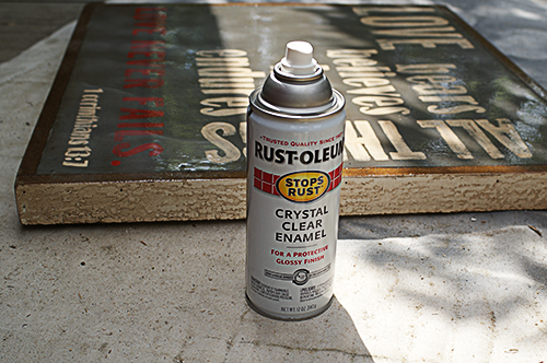 Spray sealer for stained wood