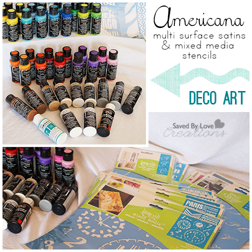 DecoArt Americana Multi-Surface Satins and Mixed Media Stencils