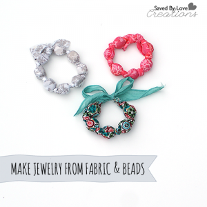 Fabric Bracelet Tutorial @savedloves