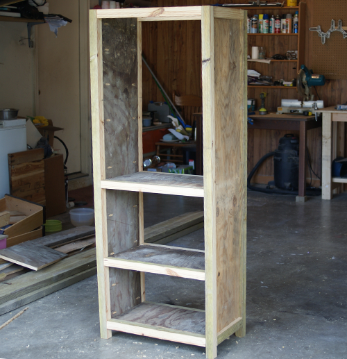 How To Build A Diy Reclaimed Wood Bookshelf, Reclaimed Wood Bookcase Diy Plans