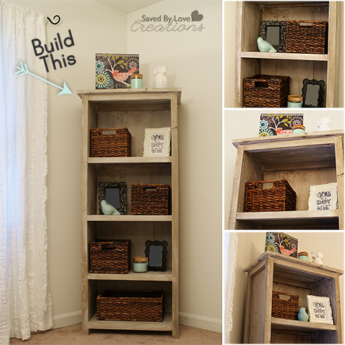 How to build a reclaimed barnwood Bookcase @savedbyloves