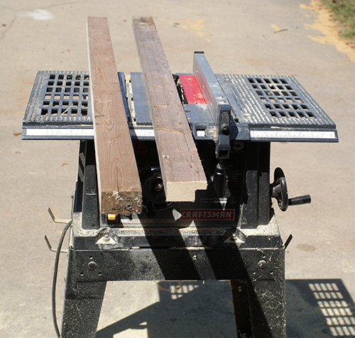 Make Legs for Headboard using table saw