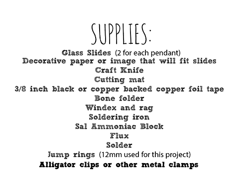 Supplies for Soldering Jewelry