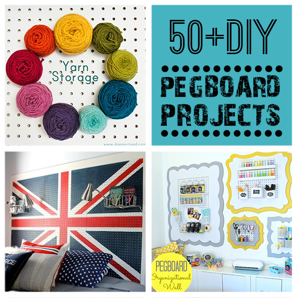 50+ DIY Pegboard Projects @savedbyloves