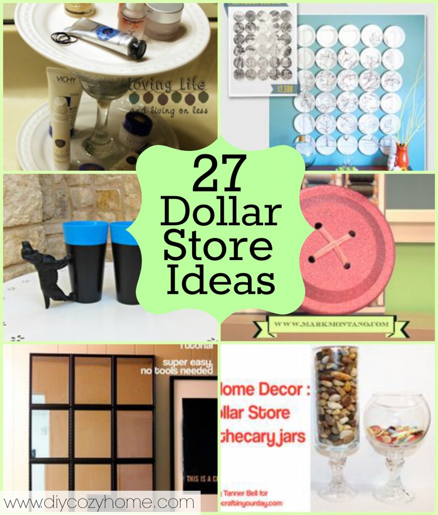 Over 90 Dollar Store Crafts to Make with 2 Roundups @savedbyloves