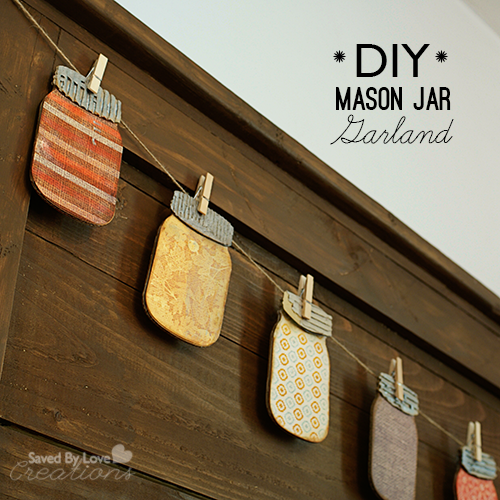 Easy DIY Mason Jar Garland