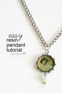 Resin Pendant Jewelry Tutorial