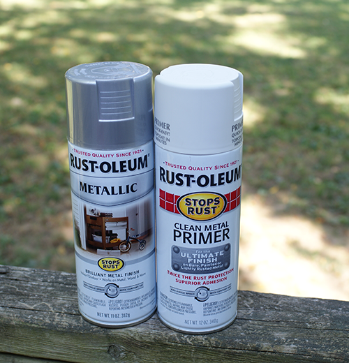 Rustoleum Metallic Spray Paint and Metal Primer