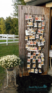 repurposed vintage wedding decor