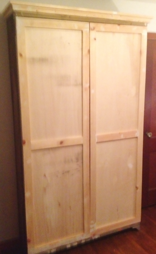 How to build an Armoire from salvaged wood