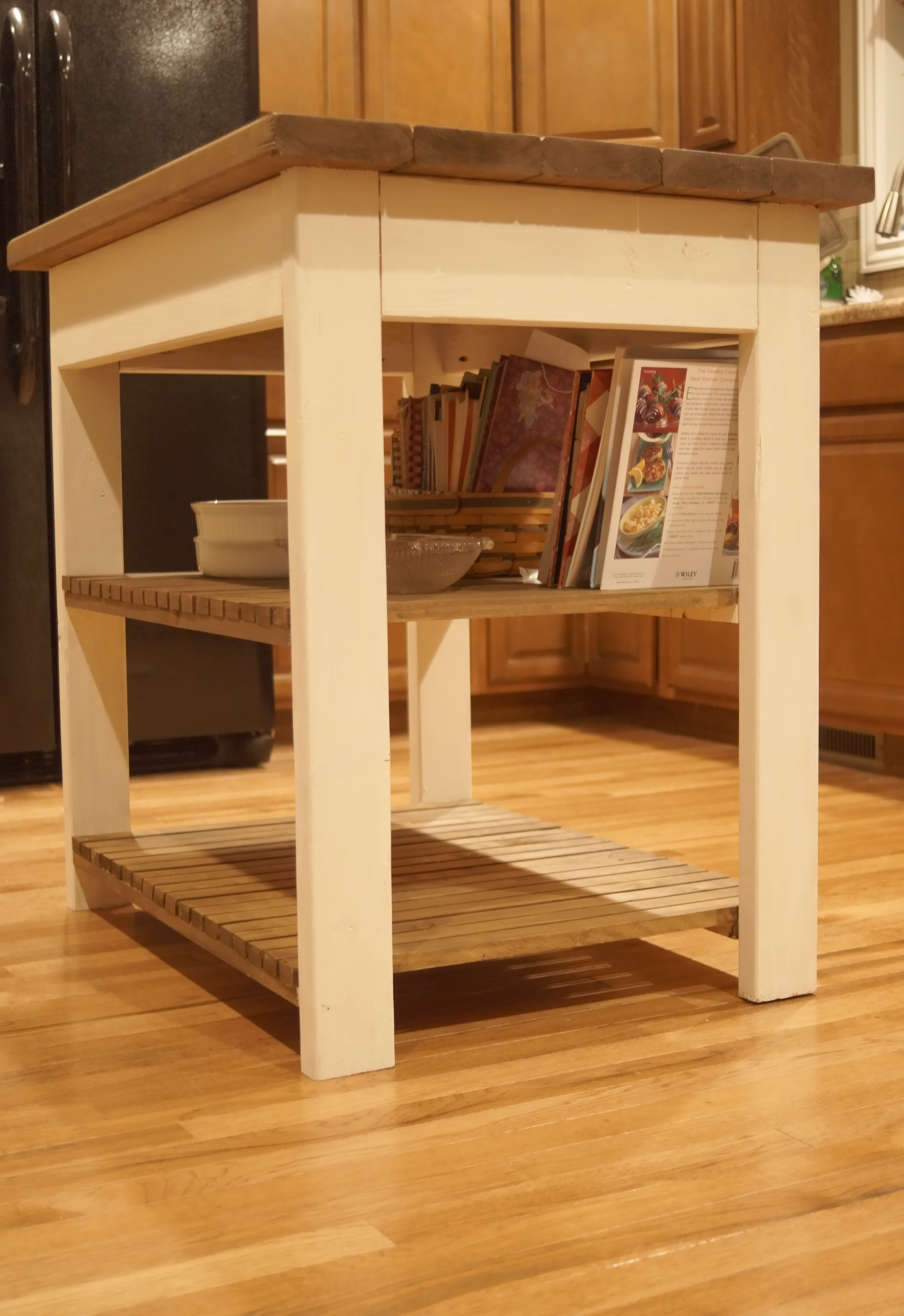 How to build a kitchen island with butcher block top 3