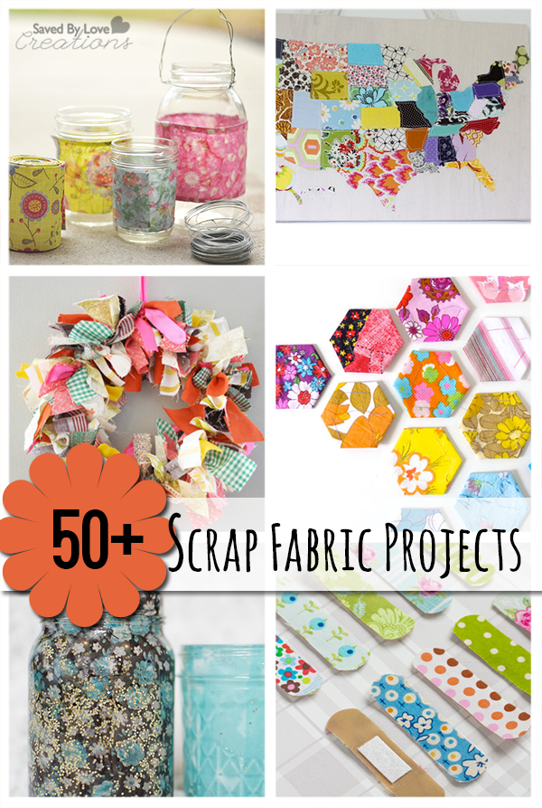 The 50+ Best Scrap Fabric Crafts @savedbyloves