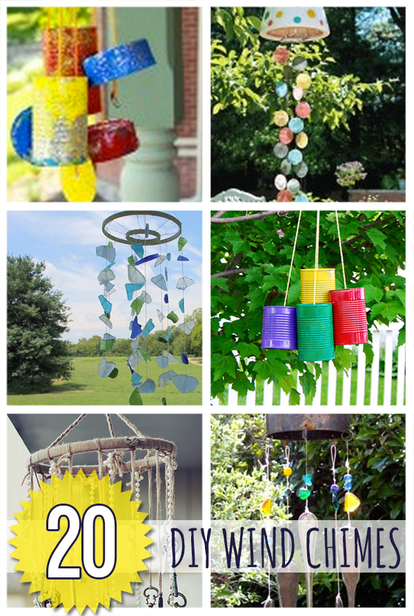 20 DIY Wind Chimes @savedbyloves outdoordecor
