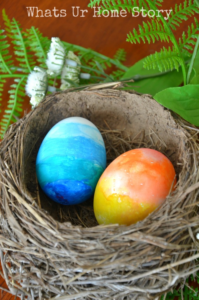 Make gorgeous watercolor Easter eggs in a snap @savedbyloves