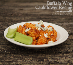 Low Carb Cauilflower Buffalo Wing Recipe @savedbyloves