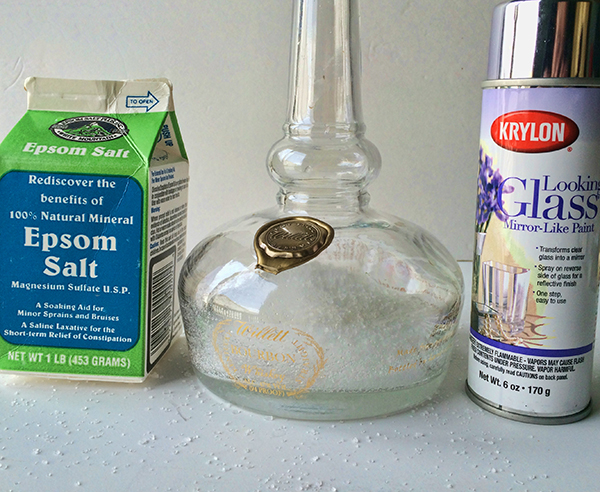 DIY Mercury Glass With Looking Glass Spray Paint