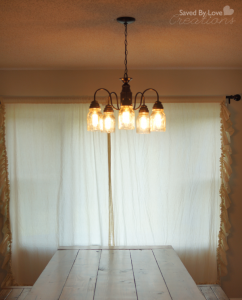 DIY Chandelier Update