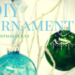 DIY Christmas Ornaments with Mod Podge Sheer Colors @savedbyloves Christmas in July