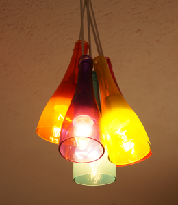DIY upcycled lighting
