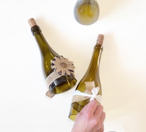 How to cut wine bottles