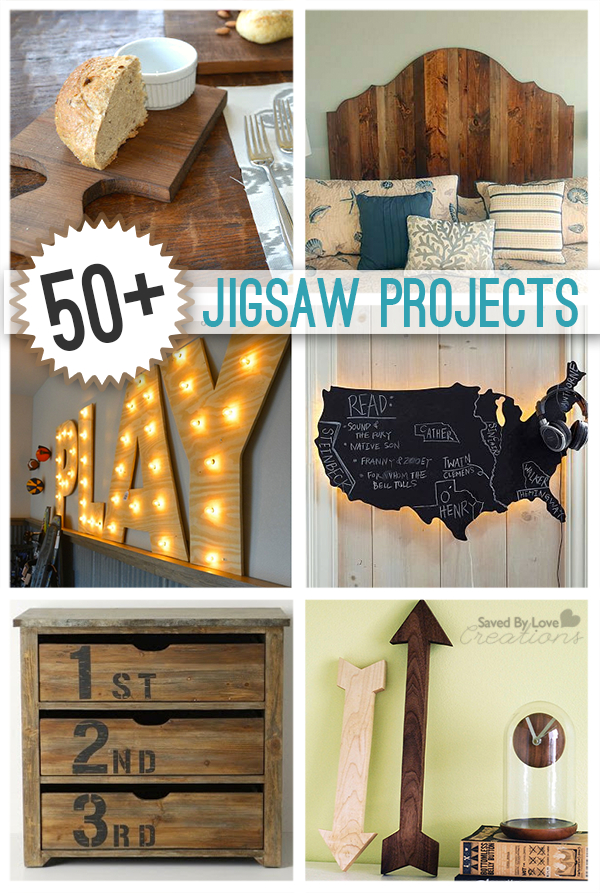 50 Plus Best DIY Home Decor Projects to Make With a Jigsaw @savedbyloves
