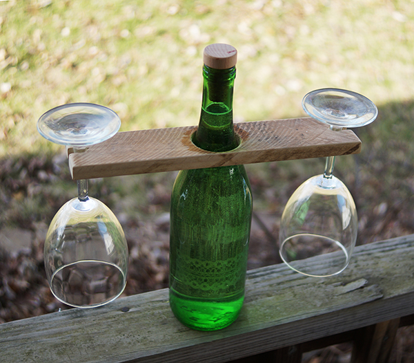 Bottle to Wine Glass Carrier 4