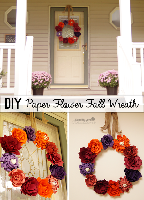 How to Make a Fall Paper Flower Wreath