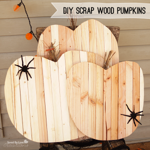 How to make scrap wood pumpkins with @savedbyloves