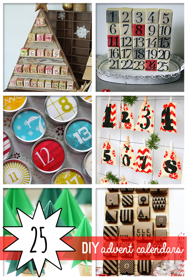 25 Awesome DIY Advent Calendars to Make @savedbyloves