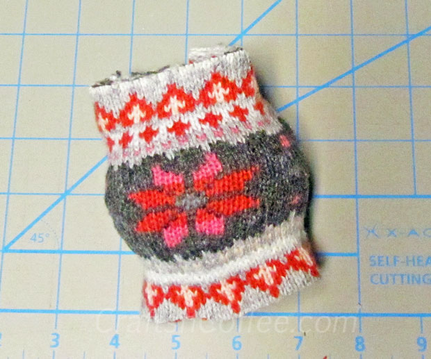 Upcycled Sweater Christmas Handmade Ornaments