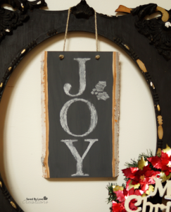 Chalky Finish Birch Wood Sign